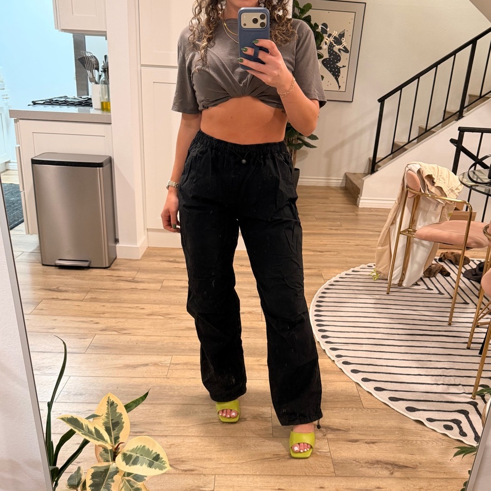 ZARA Wide Leg Black Pant